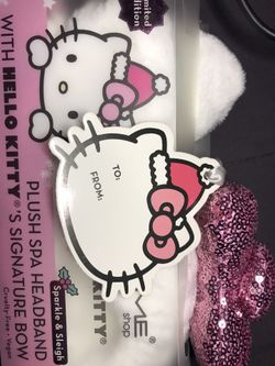 Hello Kitty Sparkle & Sleigh Plush Spa Headband 