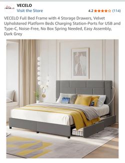 King bed frame
