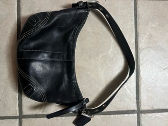 Black coach purse
