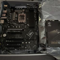 msi mb + ssd + ram 