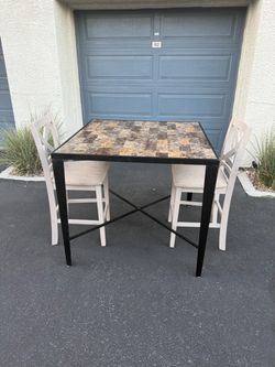 Pub Table W/2 Chairs