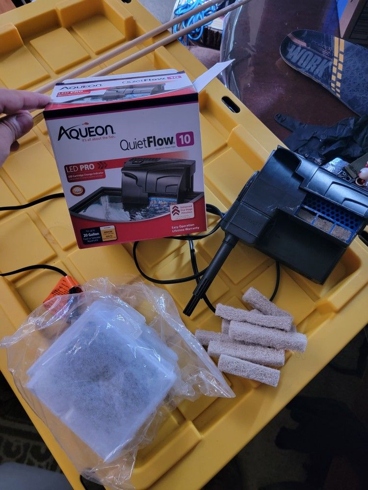 Aquarium Filter With Replacement Filters Fishtank