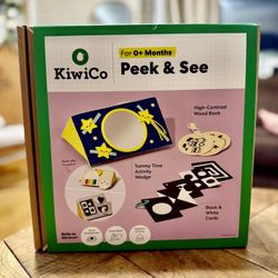 KiwiCo Peek & See Baby Activity Wedge Montessori