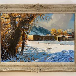 Oil painting on canvas by Héctor Morales