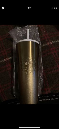 Starbucks gold tumbler