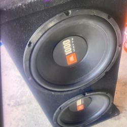 12”  JbL speakers