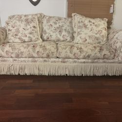 Floral Cloth Couch