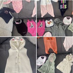 3-6 Months Baby Girl Clothes Bundle