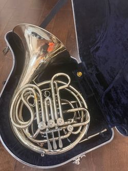 Conn 8D silver double French horn