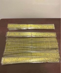 28pck Yellow Rulers