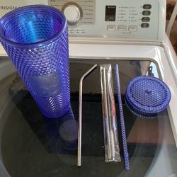 Disney 50th Anniversary Holographic Studded Starbucks Tumbler