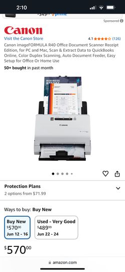 Canon scanner