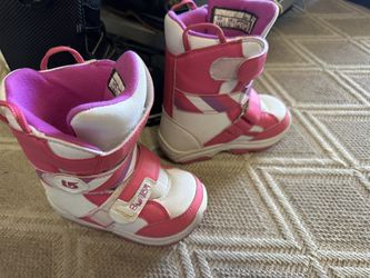 Burton Velcro kids Snowboard Boots Size 11/12 C-Also Sell Snowboard/Sled/Clothing/Goggle/Helmet/Clothes/Ski Mask