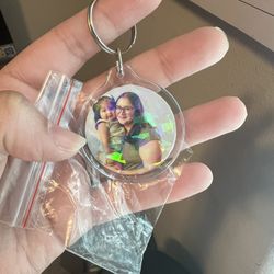 NFC Custom Photo Keychain 