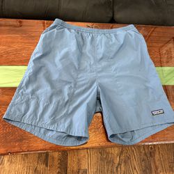 Patagonia Men’s Baggies Shorts/Swimsuit, Navy Blue, Size Large (L)