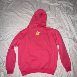 Pink Spider Hoodie “Web Graphic”