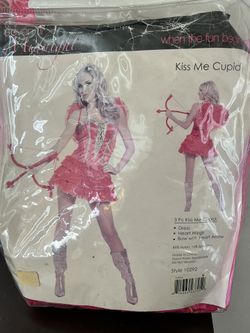 Pink Cupid Costume -  Medium