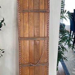 Vintage “Eskimo” Wooden Toboggan Sled