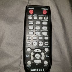 Samsung remote (for soundbar and subwoofer)