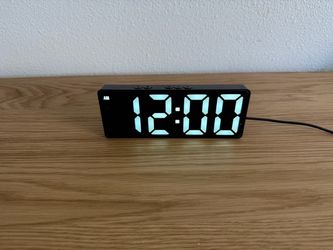 Digital LED USB Alarm Clock