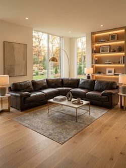 Authentic Natuzzi Italia Leather Sectional