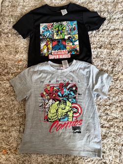KIDS MARVEL SHIRTS