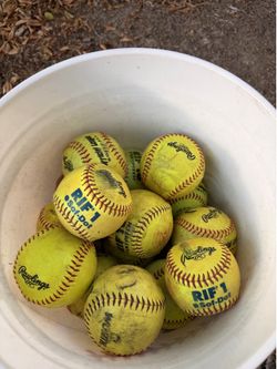 Used 8U & 10U Softballs – Mixed Lot –