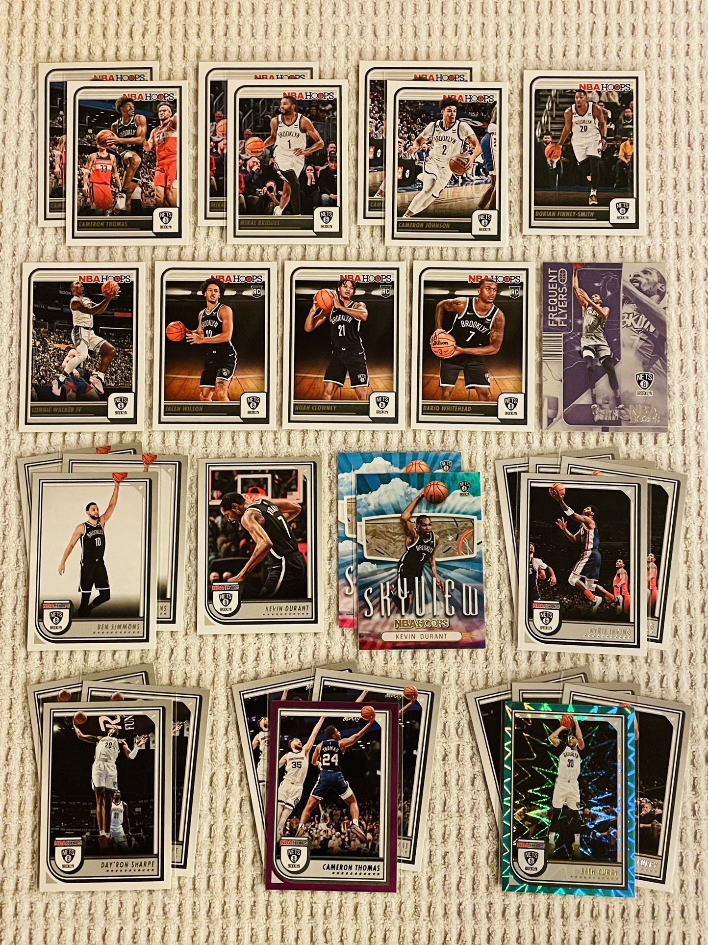 Brooklyn Nets 285 Card Basketball Lot! Rookies, Prizms, Parallels, Short Prints, Variations & More!