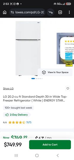 LG fridge