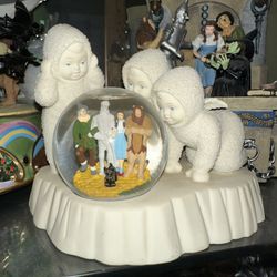 Dept 56 Snowbabies Wizard Of Oz Snow Globe “They’re Coming From Oz Oh My”  2000