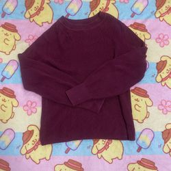 Burgundy Banana Republic Sweater