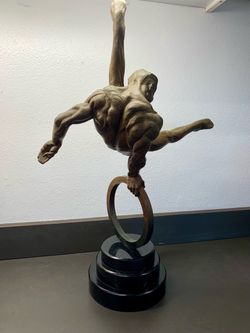 Richard Macdonald / Gymnast 1995  Bronze Sculpture