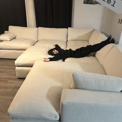 Brand New Ashley Oversized Plush Cloud Sectional Sofa 