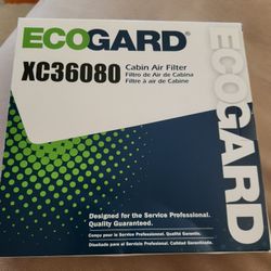 Ecogard Cabin Air Filter. New