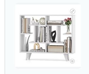 Modern White Bookshelf / Display Cabinet – New in Box