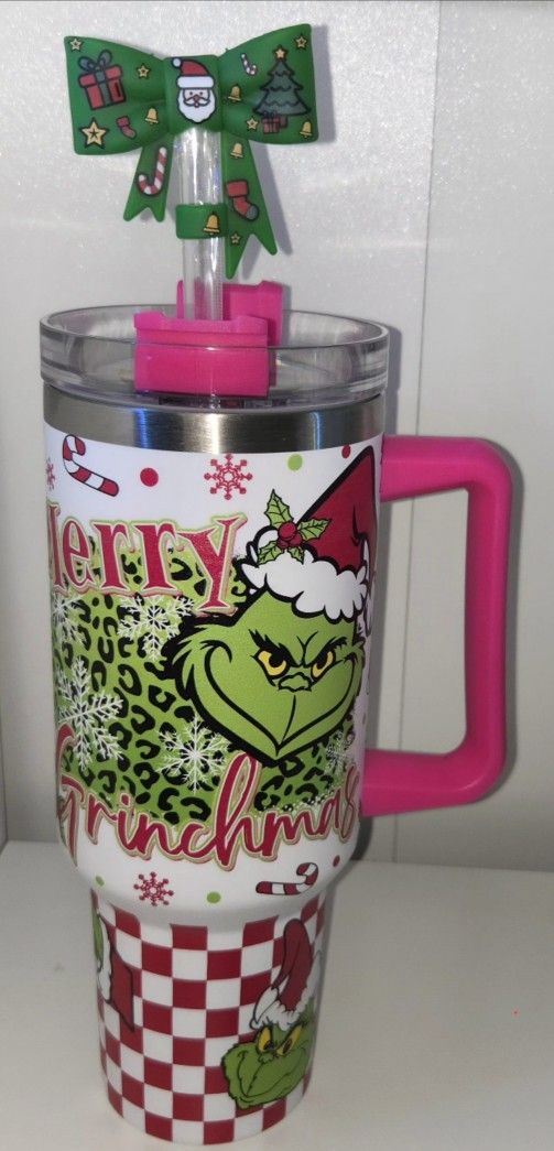 40 Oz Grinch Tumbler