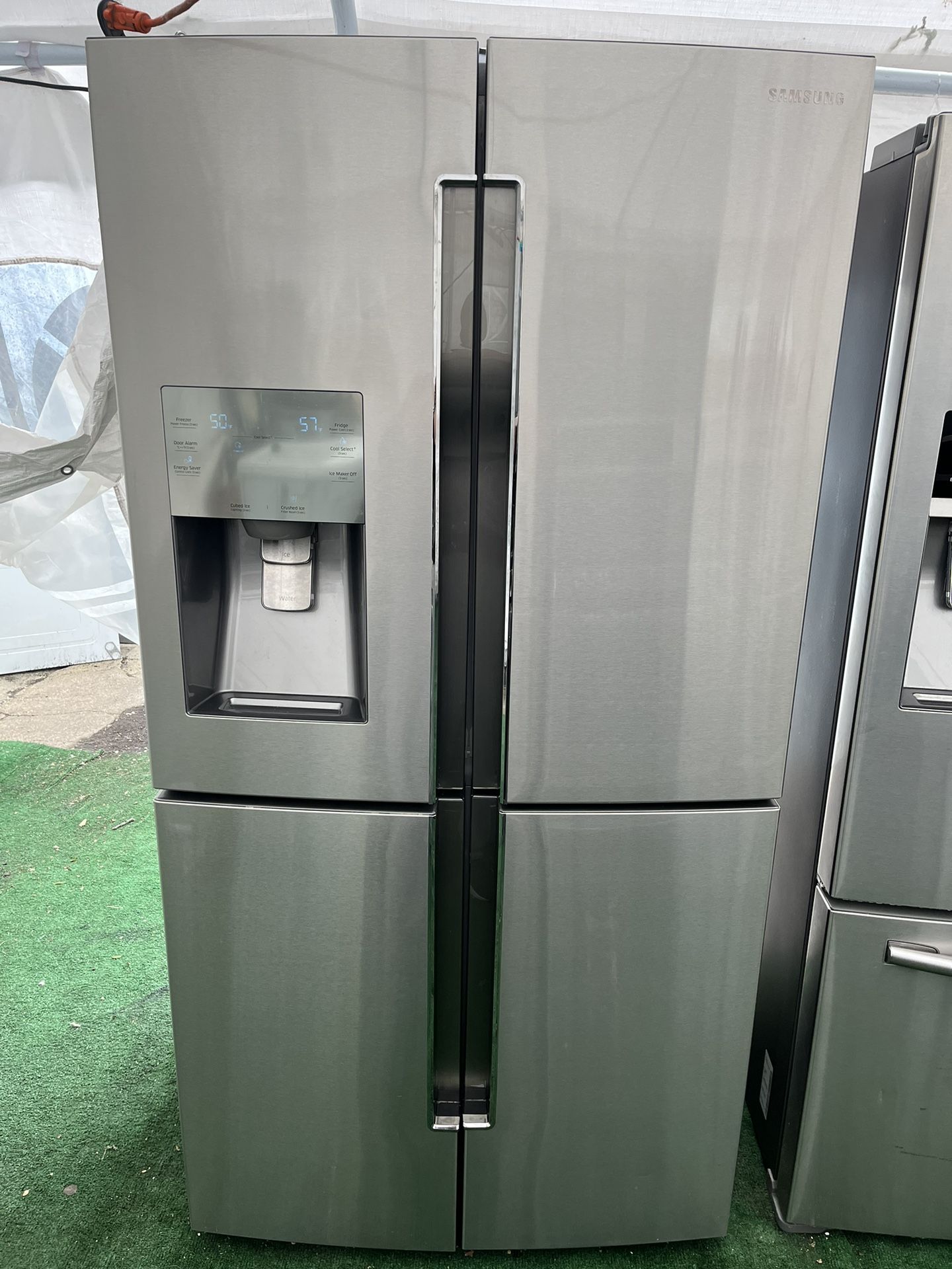 Refrigerador Samsung 4 Puertas Y Estufa LG 5 Quemadores De Gas