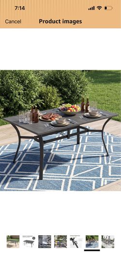 Outdoor dinning table 6