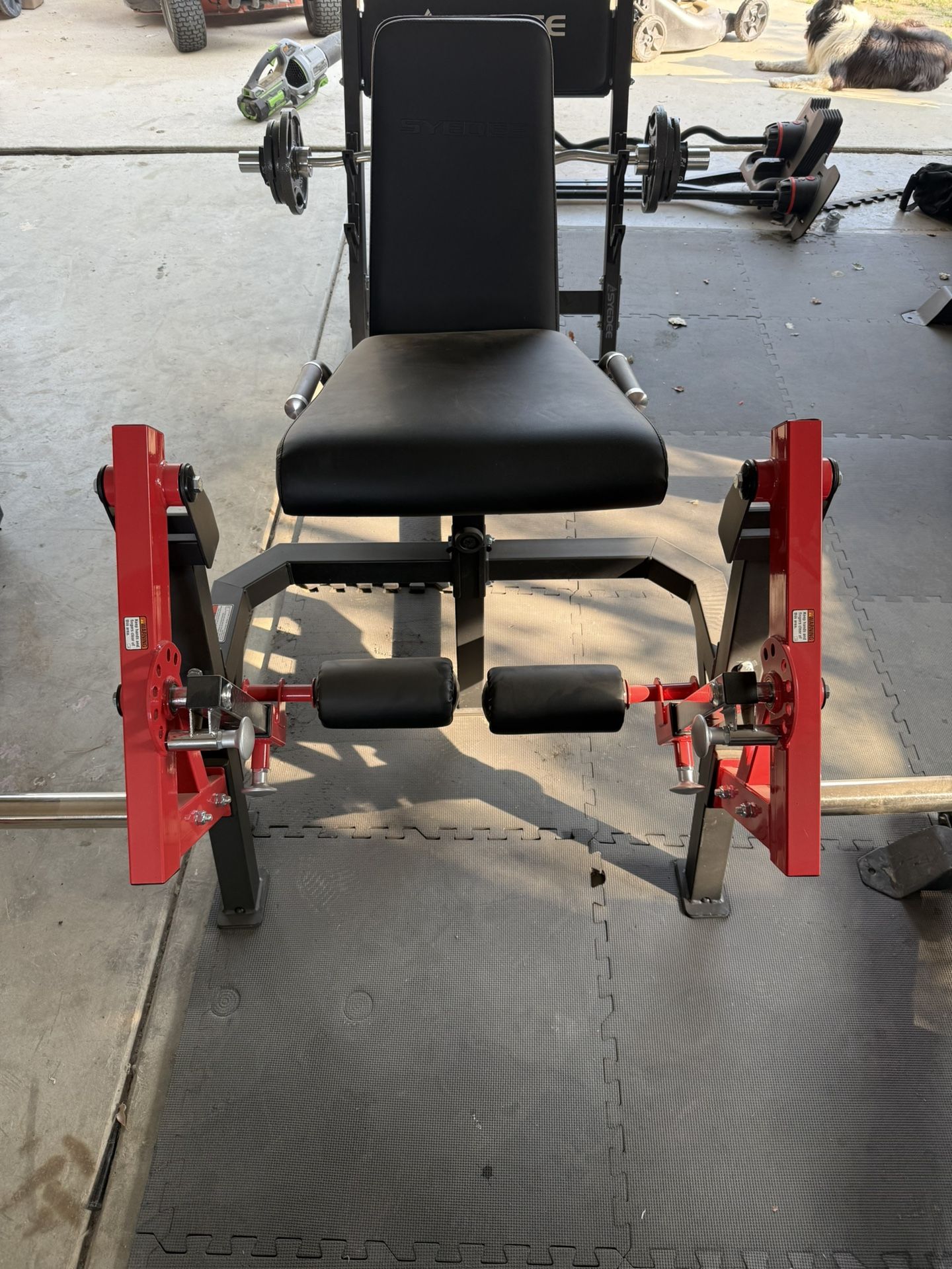 GMWD Leg Extension and Curl Machine