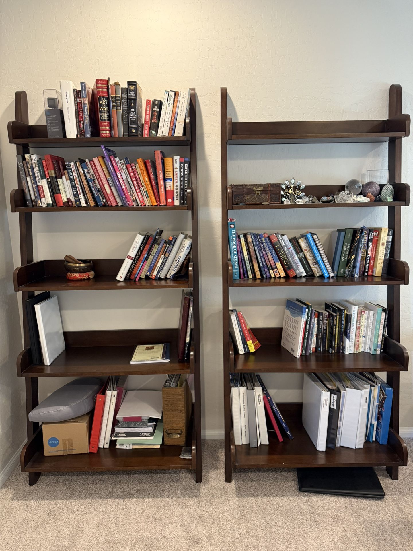 Pottery Barn Ladder Book Shelves (2)