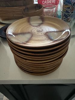 Sango Splash Brown 4951 Dishes, Bowls