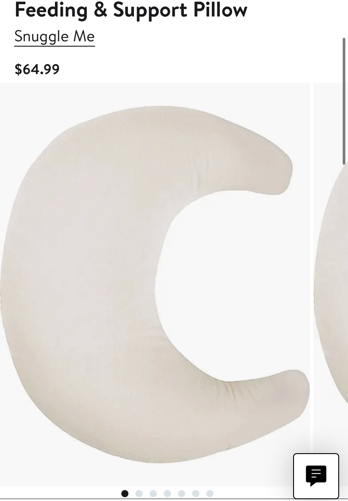 snuggle me organic nursing pillow