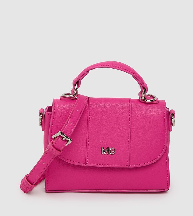 Fun Handle Bag| Purse | Steve Madden Logo| Hot Pink