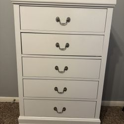 Louis Philippe White Dresser