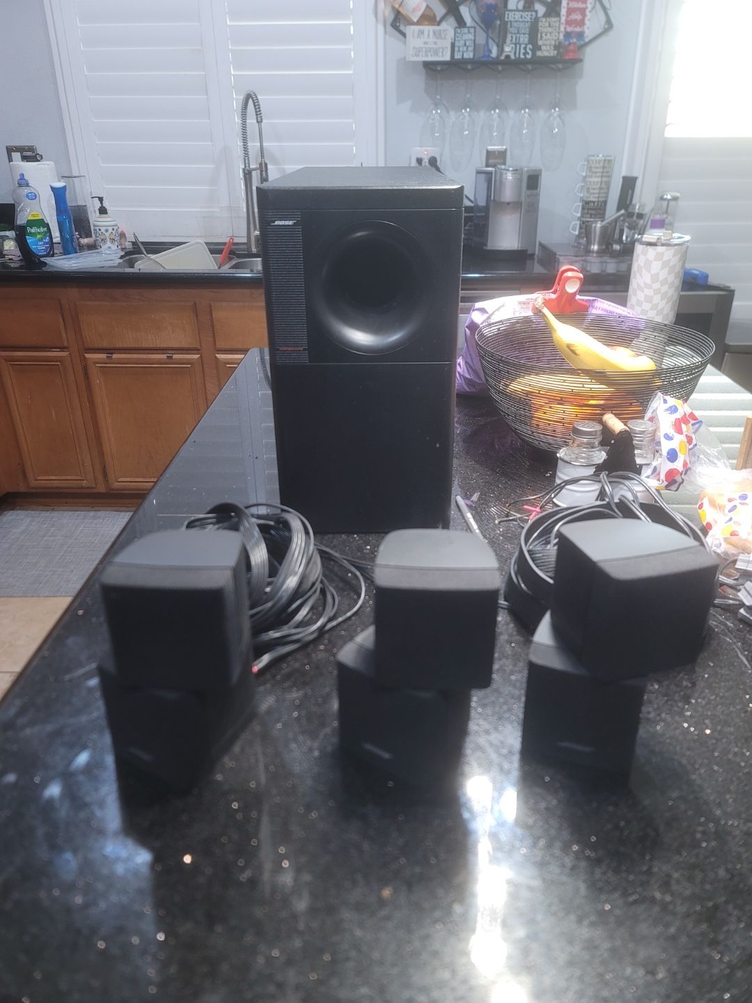 Bose Acoustimass 10 Subwoofer Series II And 5 Speaker Set
