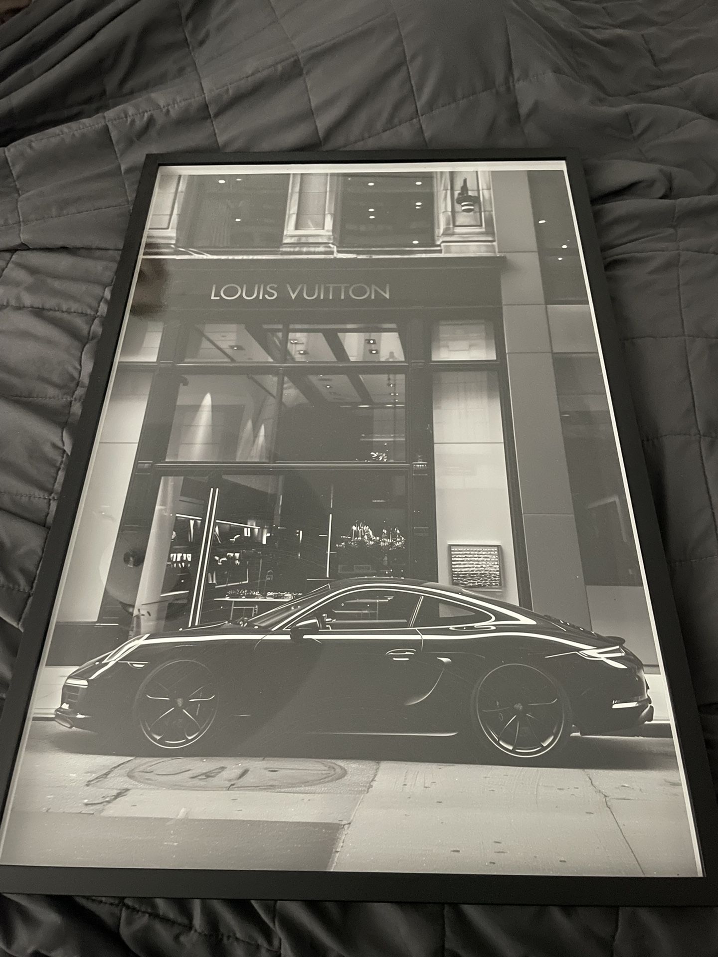 Louis Vuitton Porsche Canvas Wall Art