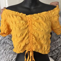 Medium Yellow Over The Shower Top