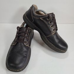 Dr. Martens Rockland Brown Pebbled Leather Oxford Lace Up Shoes Men Size 11