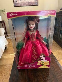 Disney Princess Belle Porcelain Keepsake Doll