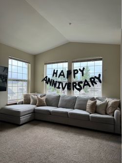 Light grey couch